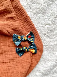 Pigtail Clip Set - Pumpkin Patch