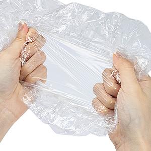 100 Bowl Covers Bread Proofing - Extra Large Plastic Wrap for Food Sourdough Bread Baking Rising Elastic Reusable Plate Covers Outdoor Food Fresh Keeping Bags Shower Cap Hair Deep Conditioning