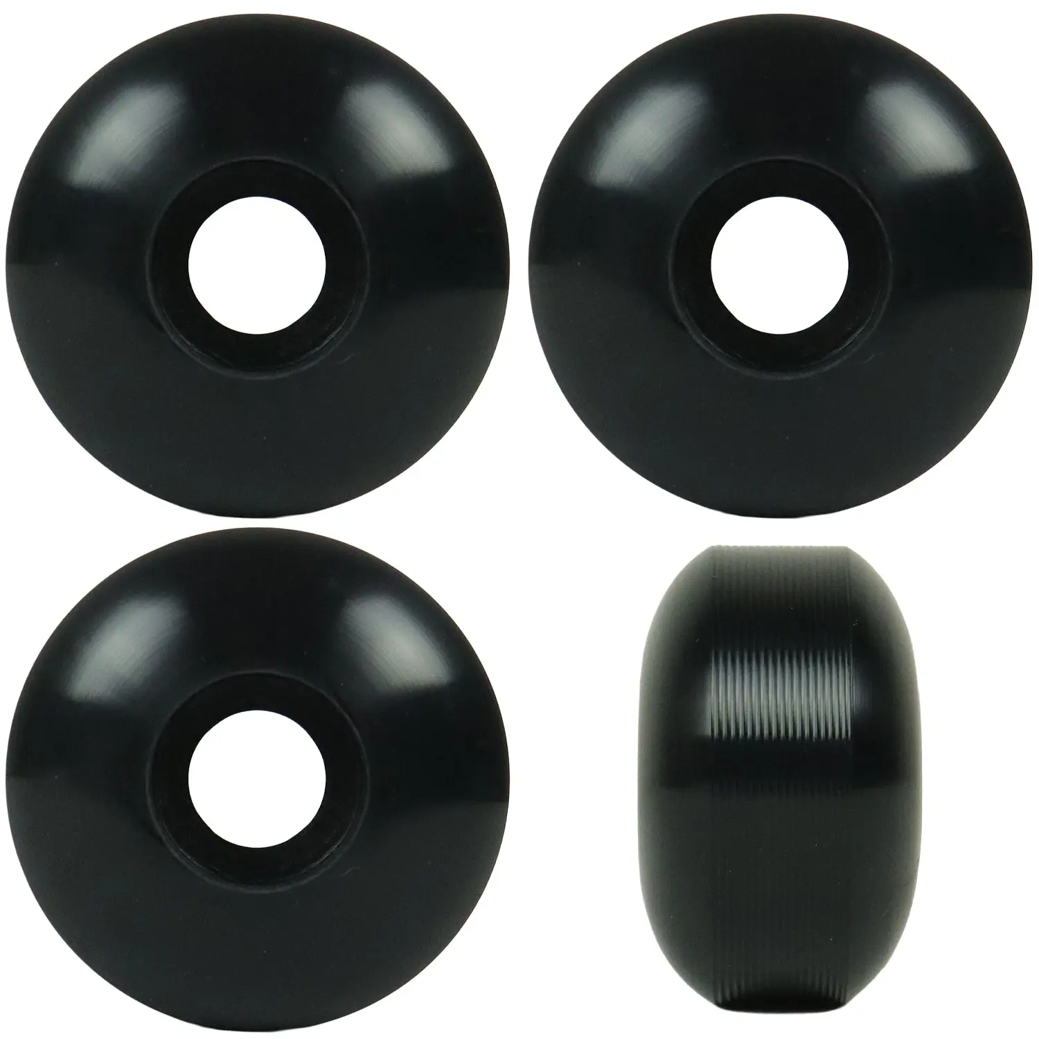 Skateboard Wheels 52mm x 31mm High Rebound 95A Black