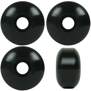 Skateboard Wheels 52mm x 31mm High Rebound 95A Black
