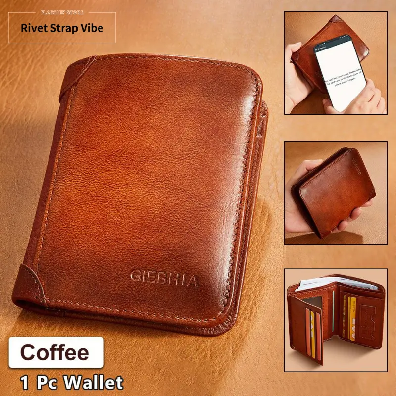 Men's Fashionable Wallet - Durable Vintage Short Multi-Functional Credit Card Holder, 70% Off, Ideal Gift for Men