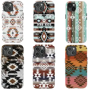 Aztec Phone Case, Aztec iPhone Case Western, For Iphone 16 15 14 13 12 11 Pro Max 8 X XR XS Accessories Protection Shockproof Protector Durable Cover