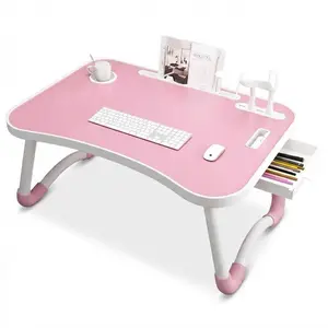 Bed Computer Desk with Bedroom Foldable Desk Laptop Table end