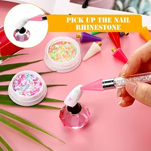 Nail polish dotting crayon, double-ended dotting diamond crayon, diamond dotting pen, Nail Art, Manicure