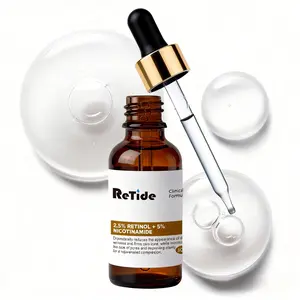 Retide 2.5% Retinol + 5% Niacinamide Pore Refining Serum – Minimizes Large Pores & Smooths Bumpy Texture, Anti Wrinkle Treatment for Oily & Combination Skin 30ml,body,acetyl