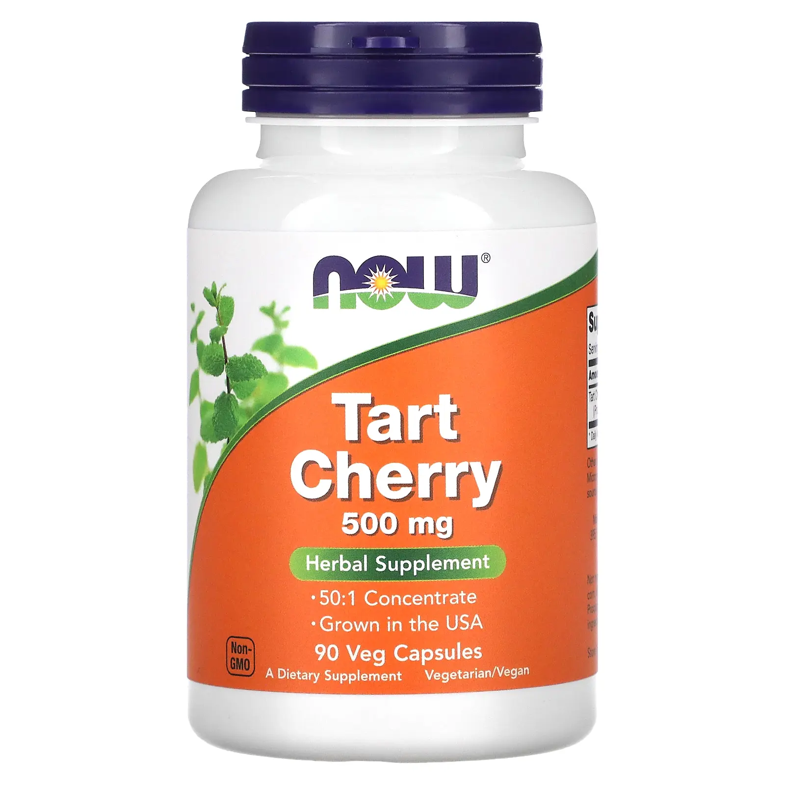 NOW Foods Tart Cherry, 500 mg, 90 Veg Capsules