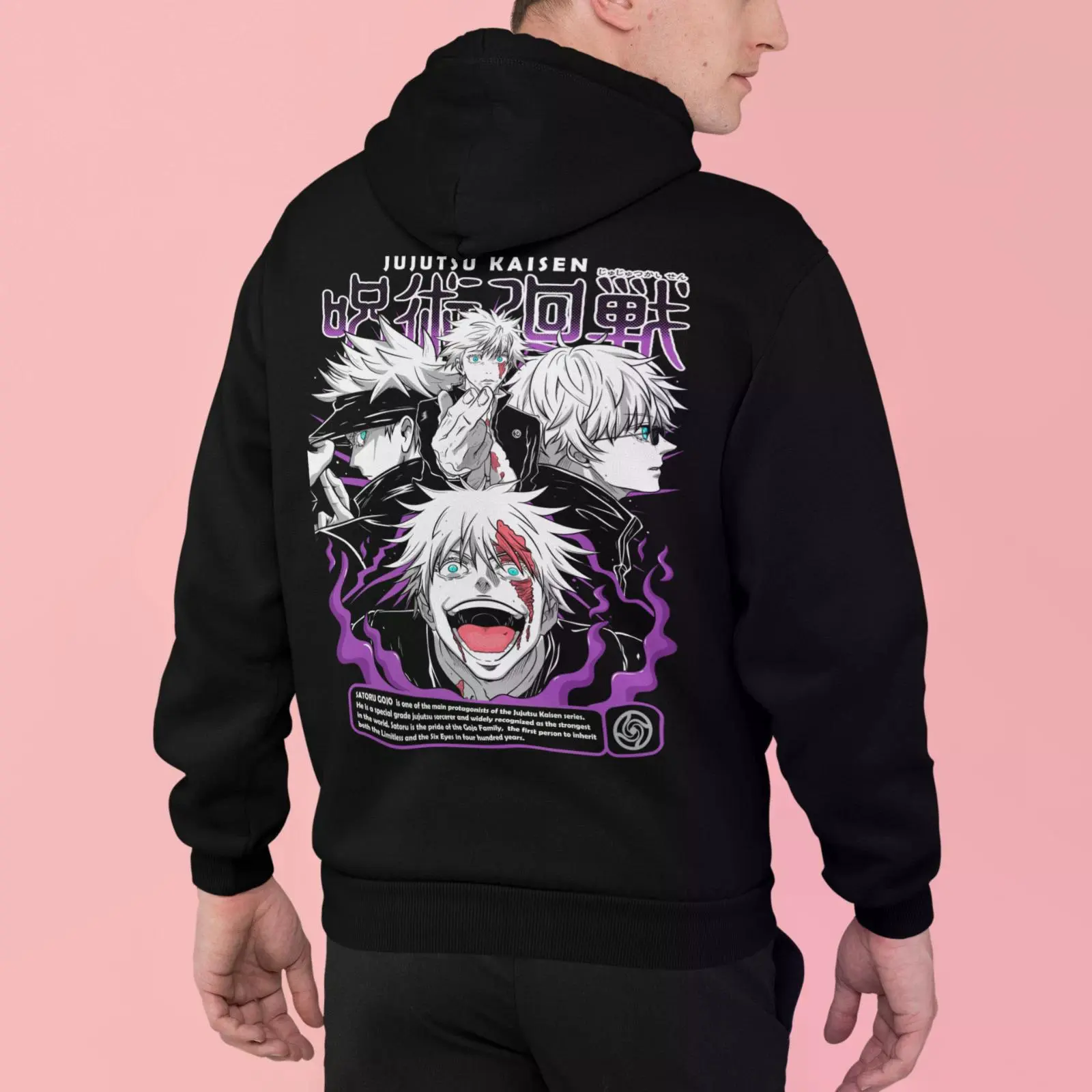 Gojo Satoru Hoodie Megumi Itadori Yuji Jujutsu Kaisen Sukuna Anime Sweatshirt