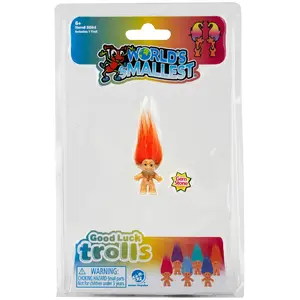 World's Smallest Trolls - Orange Hair