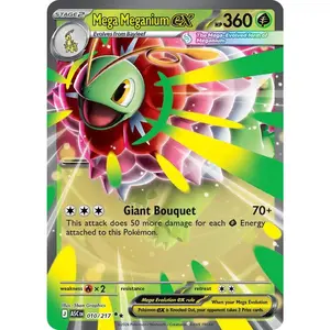 Mega Meganium ex (010/217) [Mega Evolution: Ascended Heroes]