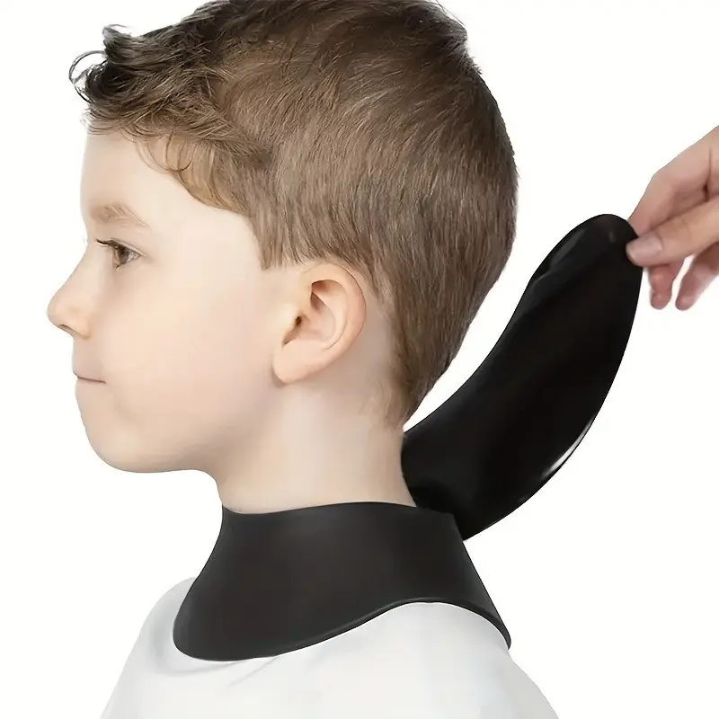 Silicone Hair Styling Cape, Reusable Barber Pad, Barber Neck Strip, Anti-Static Haircare Tool, Durable and Easy to Clean, Perfect for Salon Use