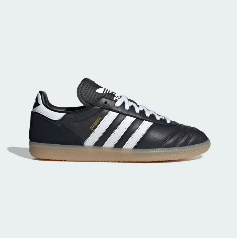 Adidas Samba JP Women's Trainer Black Gum JQ9056 Leather Suede Sneaker Classic Casual Lifestyle Shoe
