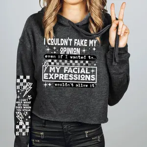 My Facial Expressions Hoodie – Sarcastic Graphic Sweatshirt