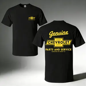 Vintage Garage Service Graphic T-Shirt – Retro Parts & Service Shop Style Tee, American Mechanic Workwear, Cotton Regular Fit, Casual Short Sleeve for Men & Women