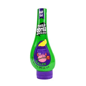 NSC Moco De Gorila Galan Green Hair Gel, 11.9oz (340g), Haircare Styling Product with Caramel Scent, Made by NSC