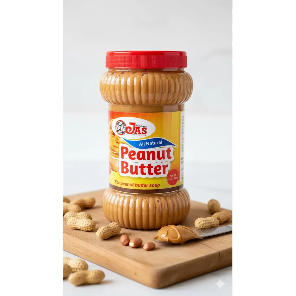 Natural Peanut Butter by Madam Jas - 32oz