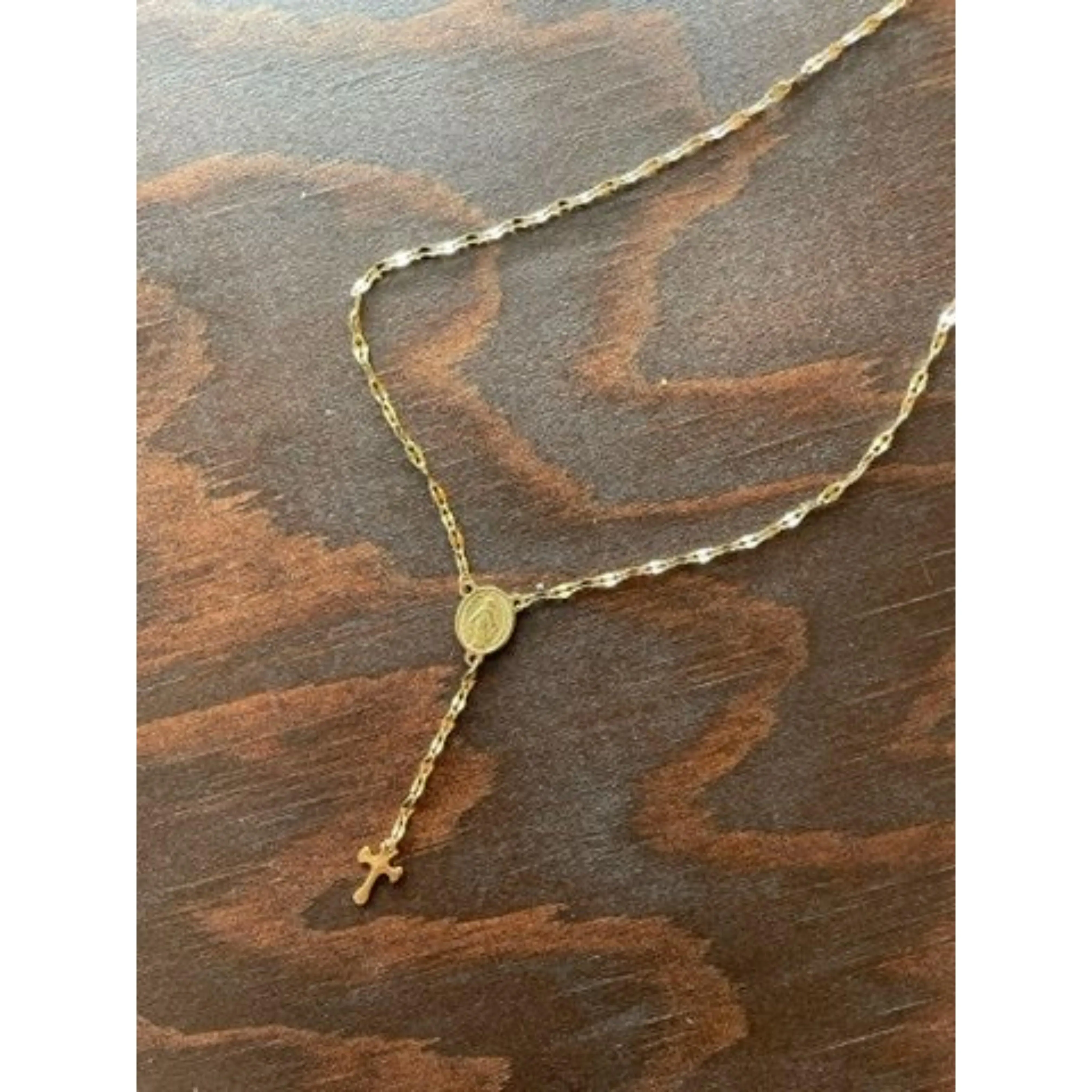 gold chain rosary