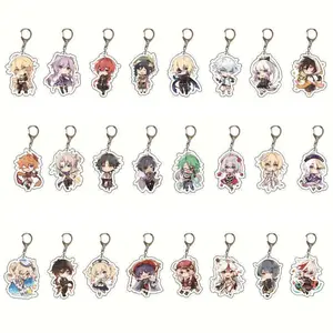 Genshin Impact Acrylic Keychain, Kunikuzushi, Morax, Kaeya, Xiao, Hu Tao & Tartaglia Character Charm, Bag Accessory, Fan Gift