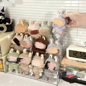 Blind Box Figure Storage Rack, Ladder Style Multi-layer Display Rack, Desktop Display Stand for Figurines & Collectibles, Three-layer Storage Organizer Box, Collector Display