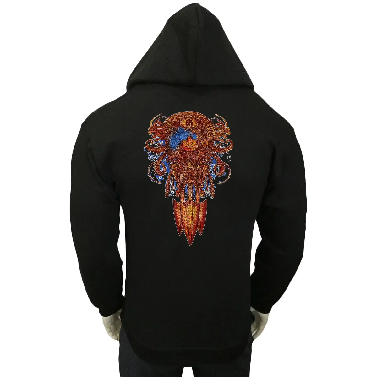 NWT Tumi Inka Culture Peruvian Patriotic Men's Hoodie Sweatshirt S M L XL