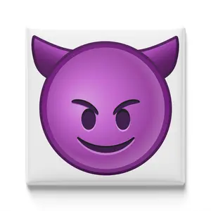 Smiling Face With Horns Emoji Magnet