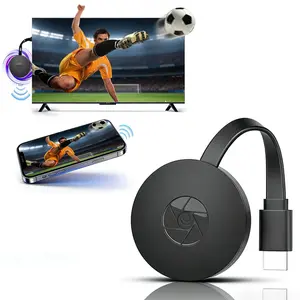 2026 Upgraded Wireless Screen Mirroring Device, Screen Mirroring Adapter, Wireless HDMI Transmitter and Receiver,2.4G WiFi Screen Cast Mirroring,Media Streaming Dongle Receiver for Phone/PC/Tablet to HDTV/Monitor/Projector
