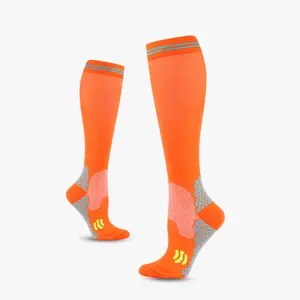 Compression Socks for Running and Sports — Sweat-Wicking, Odor-Resistant, Shaping, Non-Slip, Stretchy Calf Compression Socks Suitable for Running, Cycling, Nursing, and Everyday Exercise