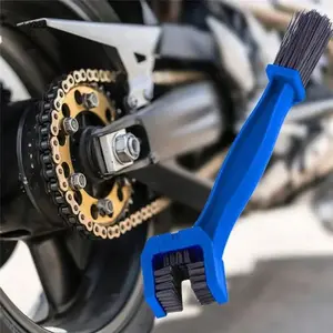 Three Sided Chain Cleaning Brush, Bicycle Chain Brush, Motorcycle Chain Brush, Toothed Disc Cleaning Brush, Large Brush, Car Wash Accessories, Bike Tool