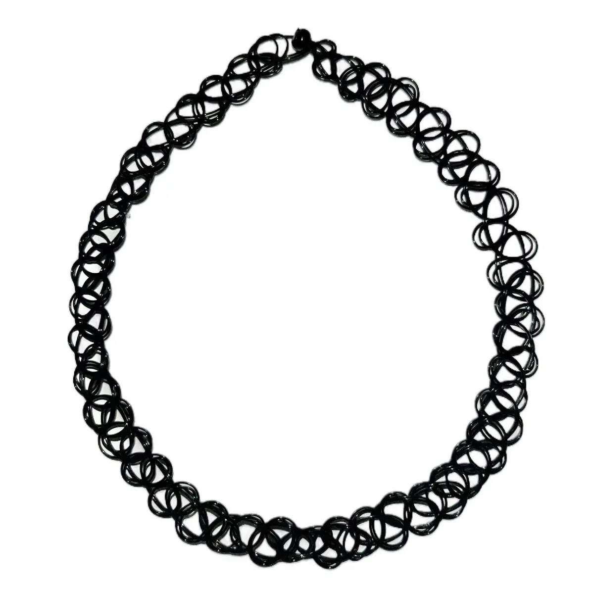 Gothic Black Choker Necklace - Clean Goth, Conservative Goth, Edgy Styles with Simple Design, Comfortable Fit, Perfect for Versatile Outfit Pairing, Gothic Necklaces, Edgy Necklaces