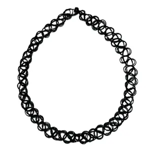 Goth Black Choker Necklace - Simple Design with Comfortable Fit, Elegant Black Color, Perfect for Any Outfit