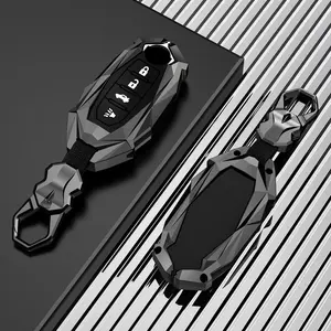 4 Buttons Key Fob Cover Fit for Nissan for 2014-2023 Rogue Rogue Sport SV / SL Versa Sentra Pathfinder Titan Murano GT-R Leaf Kicks Altima Armada Maxima