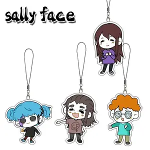 Sally Face Anime Acrylic Keychain – Horror Game, Gift For Friend