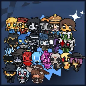 Forsaken Chibi Keychains, Roblox Forsaken Acrylic Keychain, Forsaken Character Cute Keyring Acrylic, Perfect Gift for Fans, Collectible Character Charms, Backpack & Bag Accessories