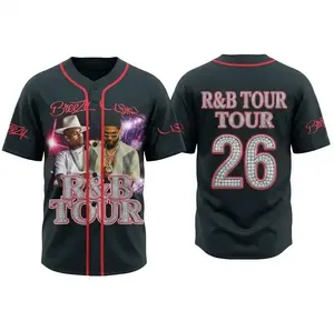 2026 Tour Inspired R&B Baseball Jersey, Gift For Fan