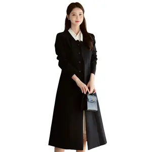 Korean Hanbok Coat. Slim-Fit Mareumdang Traditional Korean Overcoat