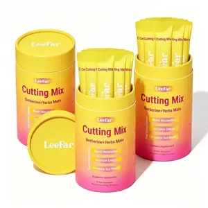 3 Botte LeeFar Cutting Drink Mix DV–| Strawberry Açaí Flavor – 30 Servings Healthcare
