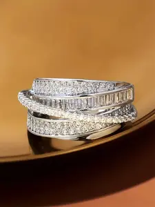 1 PC Fashion Cubic Zirconia Marquise Cut Ring For Women Wedding Rings For Wedding Valentine's Day Gift Jewelry Marquise CZ Wedding Bands