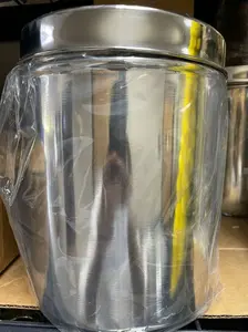 Stainless Steel Storage Jar with Lid