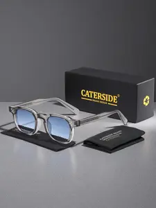 Unisex Polarized Sunglasses with PC+cp Frame, Casual Style for All Seasons, Ideal for Beach, Street Photography & Music Festivals