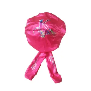 Pink Kaleidoscope Satin Bonnet - Small