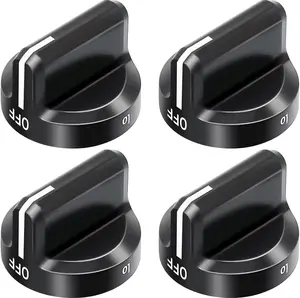 316564511   Top Valve Burner Stove Knob (4 Pack) Fit for Frigidaire Gas/Range/Stove/Oven - 316564511   Stove Control knob Replace 1513577   AP 4433359   PS 2364186   EAP. 2364186