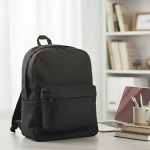 Coco Ruta SuperBreak One - Durable Lightweight Bookbag with Spacious Main Compartment Front Utility Pocket & Organizer Black Stylish Large Capacity Backpack