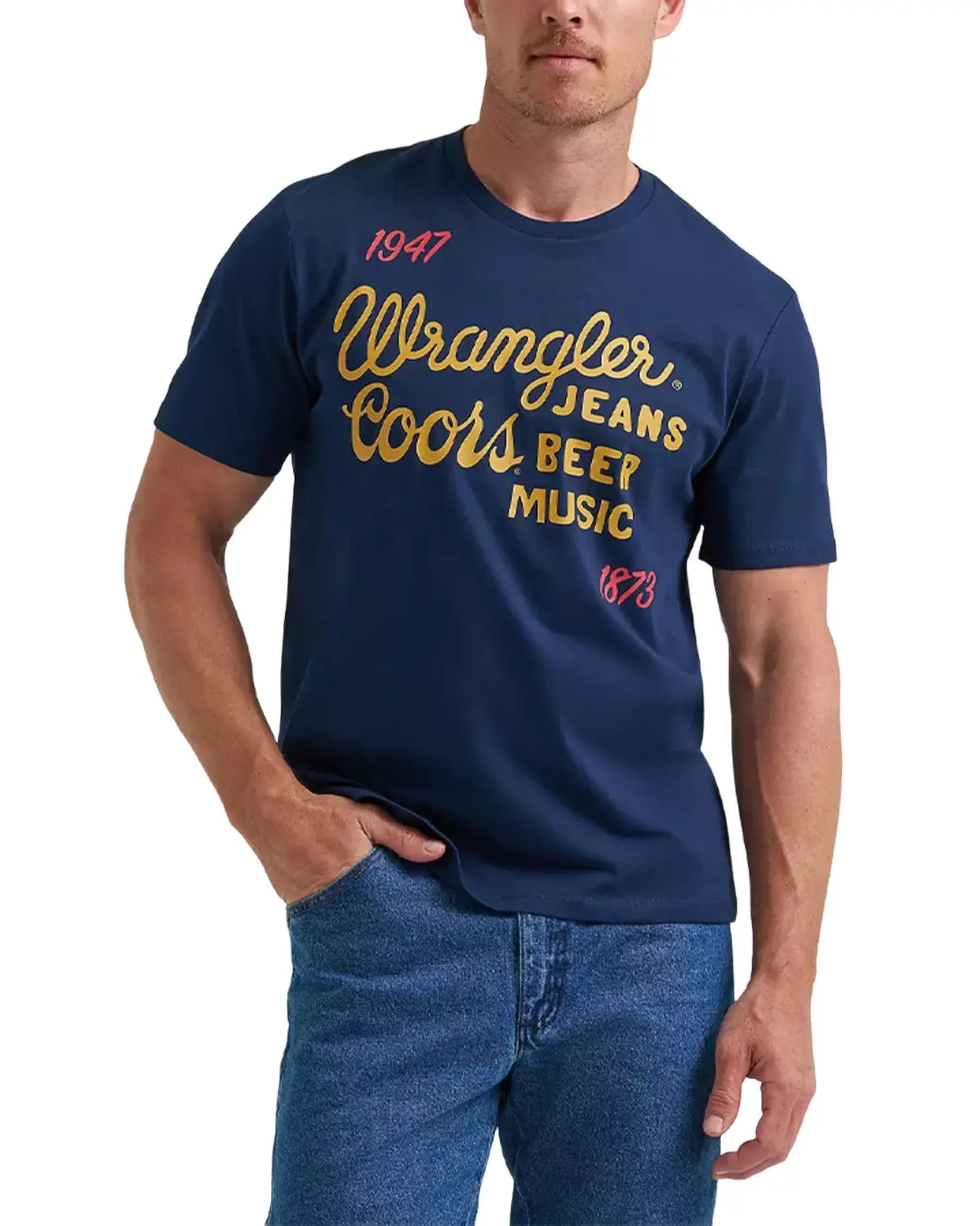 Wrangler Men's X Coors Banquet Men'S Logo Short Sleeve Graphic T-Shirt - 112383042