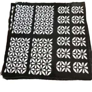 pine like henna stencil design