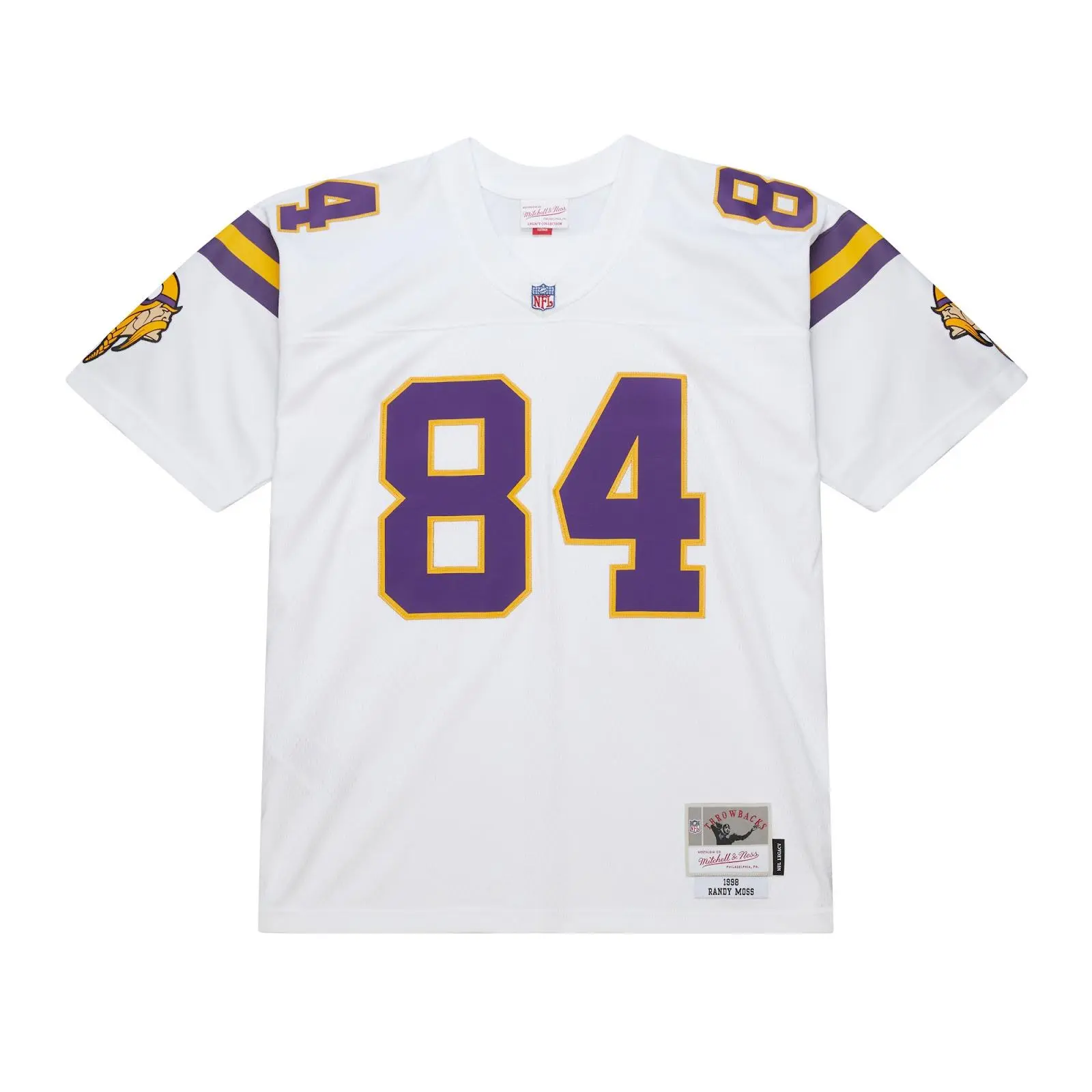 Randy Moss Minnesota Vikings 1998 White Legacy Player Jersey