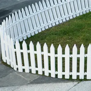 Small Plastic Fence, Durable & Easy Clean, Indoor Outdoor Garden Decor, Garden Patio Deck, Nursery Planter Box, Vegetable Patch, Christmas Decoration