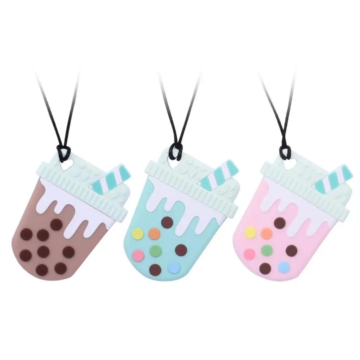 Bubble Tea Sensory Chew Necklace | Chewelry for Autism and Sensory Needs