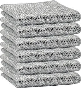 6 Pack 3-Ply Metal Dish Cloths, Non-Scratch Wire Dishcloth, Steel Wool Scrubber, Kitchen Cleaning Rags, Sinks, Dishes, Stove Top