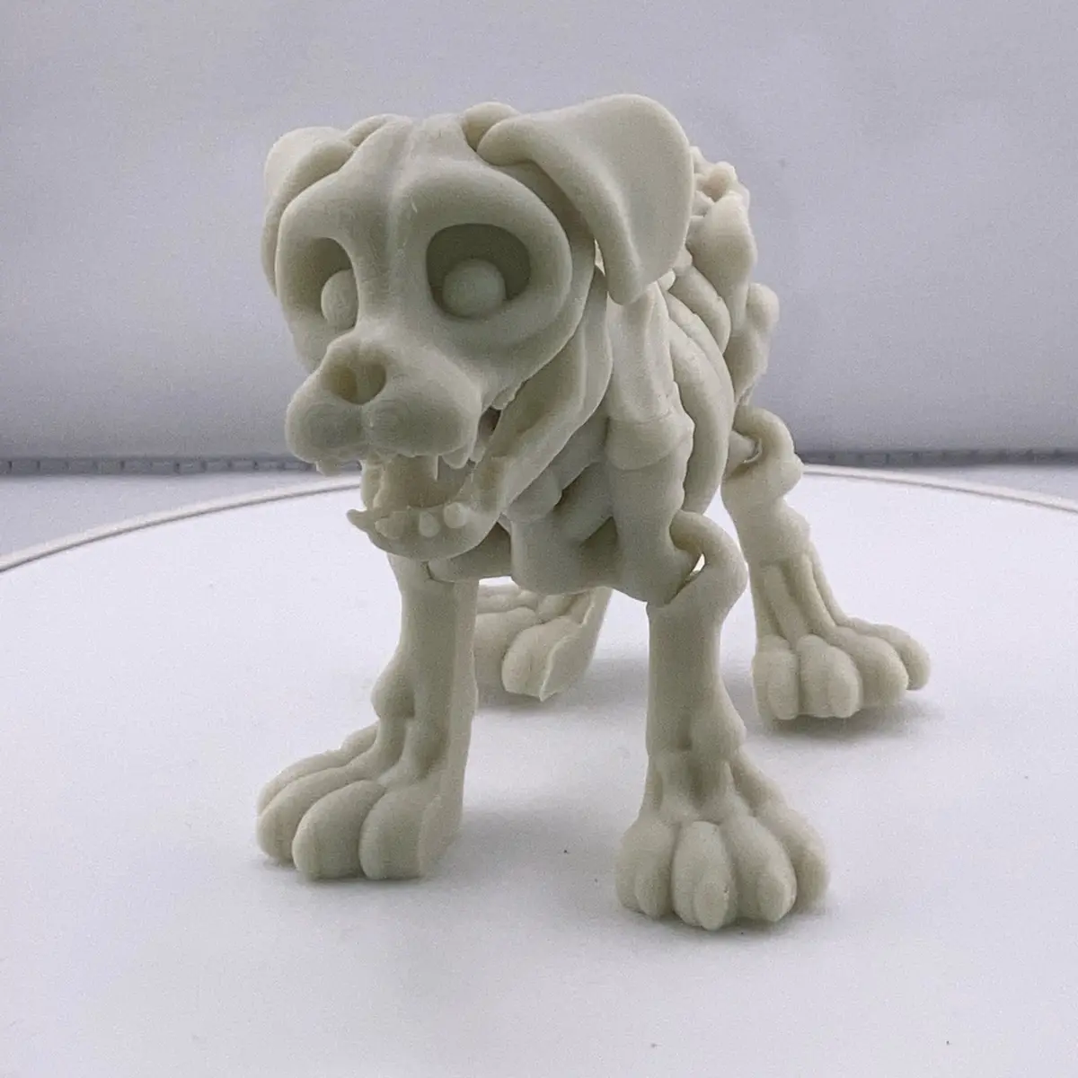 3D Printed Dog Skeleton Halloween Decoration Figurine Gift Spooky Gift Spooky Ornaments