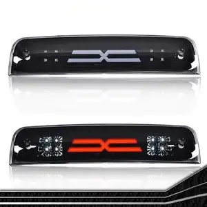 Fit For 2009-2018 Dodge Ram 1500 2500 3500 LED 3rd Third Brake Tail Light Cargo Lamp Clear Third Brake Light