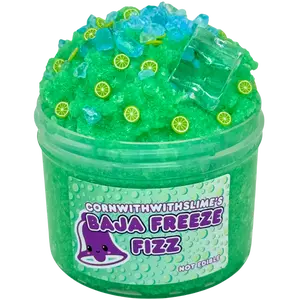 Baja Freeze Fizz 8oz Slime Snow Fizz Texture Scented Like Soda